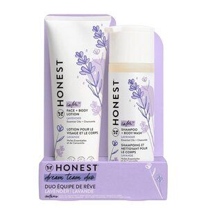 The Honest Company Dream Team Duo Lavender Shampoo/Body Wash + Face/Body Lotion